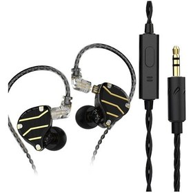 Resim Lemestar Qkz Zxn Spor Kulaklık: Çıkarılabilir Kablo, Mikrofonlu 3.5mm Müzik Kulak İçi Kul 