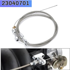 Resim Parallax 36 Inç Paslanmaz Çelik Örgülü Gaz Kelebeği Kablosu 23040701 Ls1 Chevy Için Uygun 4.8 5.3 5.7 6.0 Motor (Yurt Dışından) 