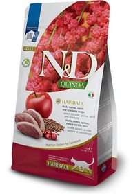 Resim ND Quinoa Hairball Ördek Etli Kinoa ve Elmalı Yetişkin Kedi Maması 1,5 Kg 