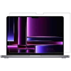 Resim NovStrap Macbook Pro Uyumlu 2023 14 inç M2 Pro Max A2779 ile Ekran Koruyucu Parlak Nano Film 
