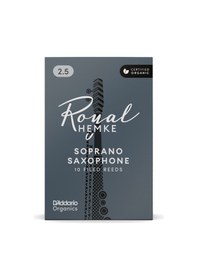 Resim D'addario Rhkp10ssx250 Frederick Hemke Soprano Saksafon Kamışı No: 2.5 Profesyonel - 10'lu Paket Kısa Vamp Ve Fransız Kesim Filed , Koyu Ve Zengin Tını 