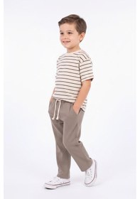 Resim Miababy Müslin Pantolon Süprem Tişört 2li Takım Bej 