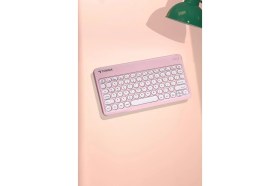Resim Torima Bluetooth Kablosuz Klavye Mouse Seti TMK08 Pembe 