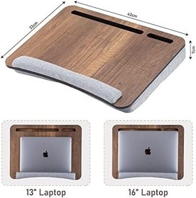 Resim Vigo Wood - LS011 Minderli 13" ve 15.6" Laptop Sehpası 