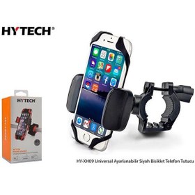 Resim Hytech HY-XH09 Universal Ayarlanabilir Siyah Bisiklet Telefon Tutucu 