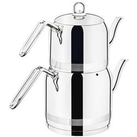 Resim Evimsaray Ece Mega Boy Çaydanlık Takımı Sade 