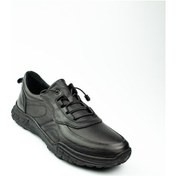 Resim Babalı 261 Restfull Lastik Bağcıklı Casual Ayakkabı Siyah 001 