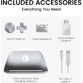 Resim Gamesir G7 Pro 3 Mod Kablolu Tmr Sticks, Hall Effect Analog Controller Xbox Series X|s, Xbox One, Android ve Windows Beyaz 