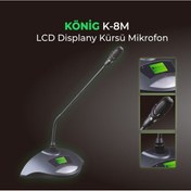 Resim König K-8m 200 Ohm Kürsü Mikrofonu 