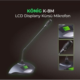 Resim König K-8m 200 Ohm Kürsü Mikrofonu 