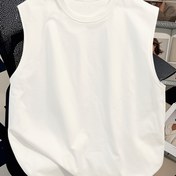 Resim MBDMBD Erkek Kolsuz Atlet - Yumuşak Esnek Kumaş, Rahat Bisiklet Yaka, Düz Siyah, Yazlık Giyim için Hafif ve Nefes Alabilir, Yazlık Günlük Giyim | Minimalist Atlet | Hafif Atlet 