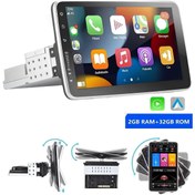 Resim Sunask S1002 10.1inç Android 15 Tek Din Carplay 2gb Ram 32gb Hafıza 360 Derece Ekran Multimedya Teyp 