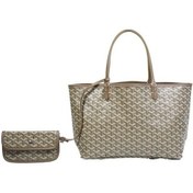 Resim Szypzstore Köpek Diş Çantası Kadın Çantası Kullanışlı Omuz Büyük Kapasiteli Tote Fermuarlı Çanta Alışveriş Çantası Rzkedx Kahverengi - Beyaz 