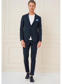 Resim Efor C 680 Slim Fit Lacivert Spor Ceket Lacivert 