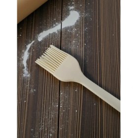 Resim Dore Voir Silikon Yumurta ve Yağlama Fırçası Küçük Boy/krem Renkli- 20,5 cm 