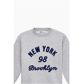 Resim Grimelange Burke Erkek Çocuk Baskılı Grimelanj Swaetshirt 