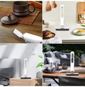 Resim Çok Amaçlı Cam Fayans Mini Temizlik Mopu Fırçası 4741 Açık Gri 