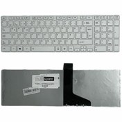 Resim Notespare Toshiba ile Uyumlu Satellite L855-16M, L855-16N, L855-16Q, L855-16R Notebook Klavye Beyaz TR 