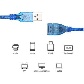 Resim 60 Cm Usb Uzatma Kablosu - Gerçek Usb 2.0 480 Mbp 
