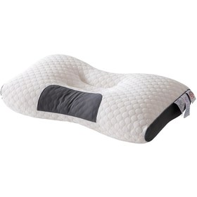 Resim Yan ve Sırt Uyuyanlar İçin Ergonomik Boyun Destek Yastığı - Nefes Alabilen, Yumuşak Mini Şişme Seyahat Yastığı Konturlu Tasarım, Dört Mevsim Kullanım, Sadece Elde Yıkama - Profesyonel Tıbbi Dereceli Uyku Yardımı, Uyumak için Boyun Yastığı 