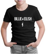 Resim Billie Eilish With Blohsh Siyah Çocuk Tshirt 