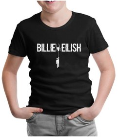 Resim Billie Eilish With Blohsh Siyah Çocuk Tshirt 