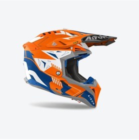Resim Airoh Aviator 3 Spin Motosiklet Kaskı Turuncu 