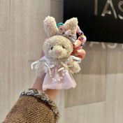 Resim Silver1 Sevimli Renkli Ip Peluş Ayı Kolye El Yapımı Oyuncaklar Küçük Bebek Çanta Çekicilik Sevimli Bebek Cep Telefonu Çekicilik (Yurt Dışından) 