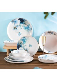 Resim Perotti Garden Yaldızlı Stoneware 27 Parça 6 Kişilik Yemek Takımı 