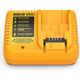 Resim Seeppitous DCB118 DCB112 Dewalt 10.8V 12V 14.4V 18V 20V DCB206 DCB205 DCB204 DCB203 DCB120 Au Fiş (Yurt Dışından) 