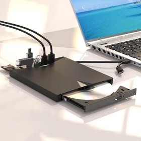 Resim Valkyrie Harici CD DVD Rom Yazıcı Okuyucu USB 3.0 HUB Çoğaltıcı TF SD Kart Okuyucu 7in1 