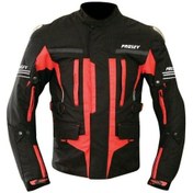 Resim Motosiklet Montu Maxdura Kumaş 4 Mevsim Titanyum Korumalı Kışlık Uzun Motor Mont Kırmızı 