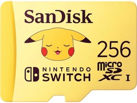 Resim Sandisk Pokémon 256GB 100MB/s microSDXC Lisanslı Hafıza Kartı SDSQXAO-256G-GN6ZK 