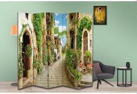 Resim Manzara Temalı Özel Tasarım Paravan Room Divider PRV1291, 180 x 180 