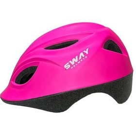 Resim Sway N20 3-9 Yaş Çocuk Bisiklet Kaskı Paten Kaykay Kaskı Çocuk Koruyucu Kask Pembe Renk 