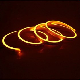 Resim Elektrikhouse 5 Metre 12 Volt Neon Led Amber Işık 6x12 Mm 5 Metre Çok Renkli 