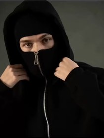 Resim LUNAVISTA Style Vers Balaclava Tam Fermuarlı Kapüşonlu Maske Kapüşonlu 