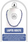 Resim OSMANLI DOĞAL TAŞ Sertifikalı Lapis Doğal Taş Kolye M225 
