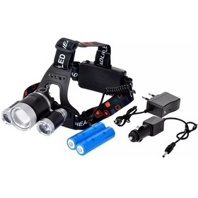 Resim Wt-256 3 Başlıklı Şarjlı Kafa Feneri Wt-256 Çok Renkli 