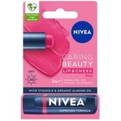 Resim Nivea SPF30 Pembe Renkli Güneş Koruyucu Dudak Bakım Kremi 4.8 gr 