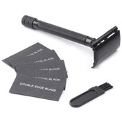 Resim Yifomall Çift Kenarlı Metal Güvenlik Jileti Geleneksel Erkek Çift Kenarlı Tıraş Jileti Manuel Sakal Tıraş Makinesi 