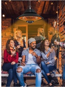 Resim Mirkraft Elirg RC Tavan Sarkıt Isıtıcı Uzaktan Kumandalı 2000W Tavan Isıtıcı 