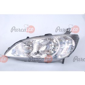 Resim Honda Civic 2004-2006 Sol Far Beyaz Sinyal (Motor Takılır) [DEPO] 