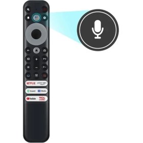 Resim Ata Elektronik %100 Orjinal Ürün - Orijinal Tcl 55C635 RC902V Fmr1 RC902V Fmr2 RC902V Fmr4 75C725 50P725G 55C728 Uyumlu Mikrofonlu Ses Komutlu Smart Tv Kumanda 