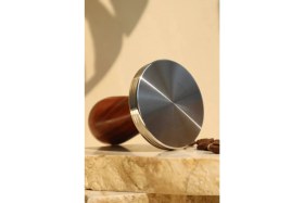 Resim Mujo Coffee Tamper Ahşap Kahverengi Saplı 58MM 