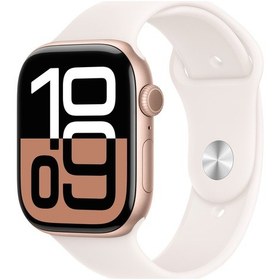 Resim Apple Watch Series 10 GPS 42 MM Alüminyum Kasa Spor Kordon S/M Akıllı Saat (Apple Türkiye Garantili) 