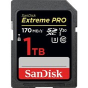 Resim SanDisk 1TB Extreme PRO UHS-I SDXC 170MB/s V30 Hafıza Kartı 