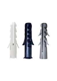 Resim Dübel, 8 Mm, Pvc, Beyaz/lacivert/gri, 1p 1000 Adet 
