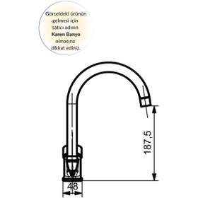 Resim Karen Banyo Tulipek Eviye Bataryası, Krom, Cisa 46438 Krom 