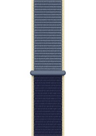 Resim Apple Watch Uyumlu Spor Loop Kordon Alaska Mavi - 38 - 40 - 41 - (42-Watch-10 - 11)mm M/L 